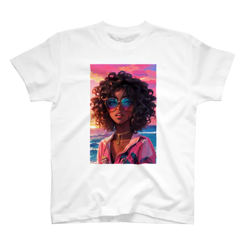 Sunset Girl Regular Fit T-Shirt