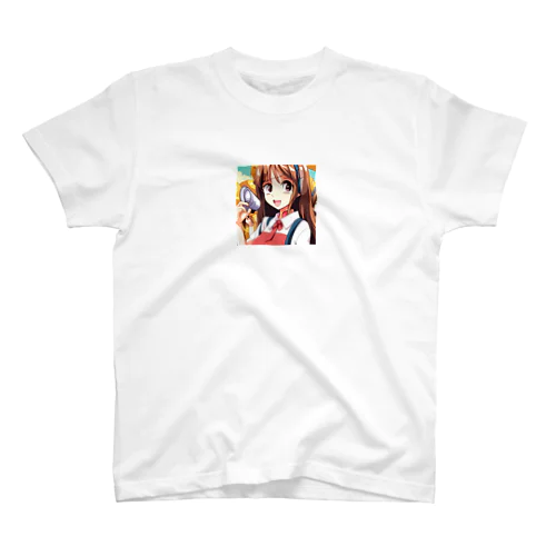 ヘッドホン美少女 スタンダードTシャツ