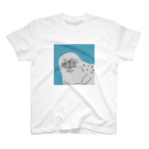 魚を夢見るアザラシ スタンダードTシャツ