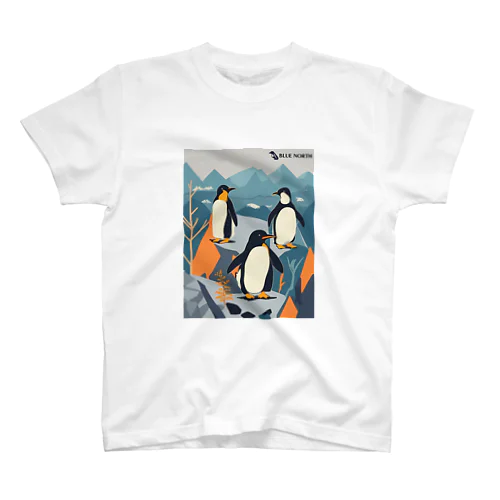 【BLUE NORTH】ペンギンデザイン スタンダードTシャツ
