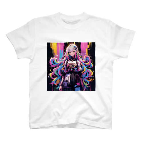 サイバー美女ルアナ オリジナルキャラクターグッズ スタンダードTシャツ