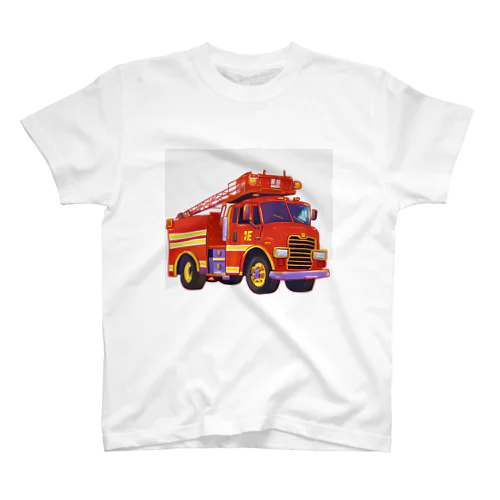 かっこいい消防車 スタンダードTシャツ
