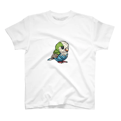 ドット絵のインコ２ スタンダードTシャツ