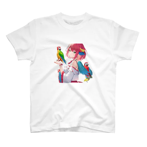 鳥界のアイドル❤️オウム娘のO様 スタンダードTシャツ