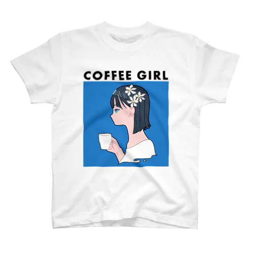 Coffee Girl クチナシ (コーヒーガール クチナシ) Regular Fit T-Shirt