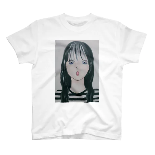 黒髪の女の子 スタンダードTシャツ