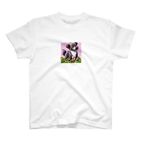 ドット絵の犬 スタンダードTシャツ