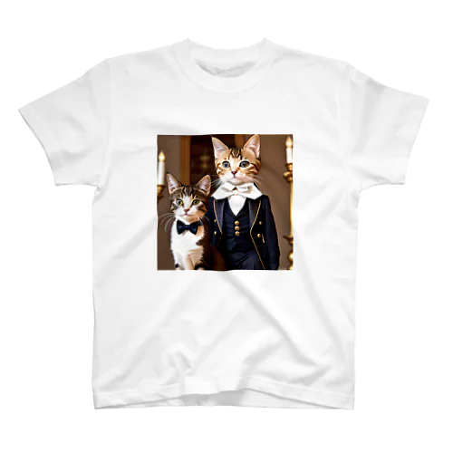 猫の貴族 2人連れ Regular Fit T-Shirt