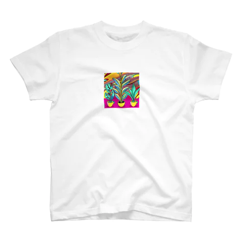 ヴィヴィッド植物 スタンダードTシャツ