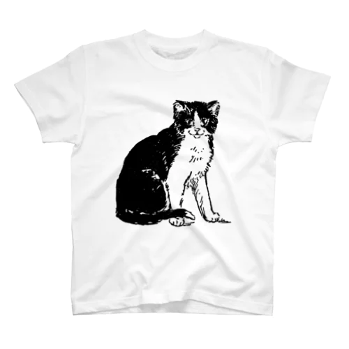 白黒ねこ スタンダードTシャツ