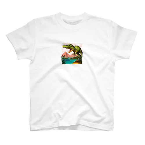 ドット絵のスピノサウルス Regular Fit T-Shirt