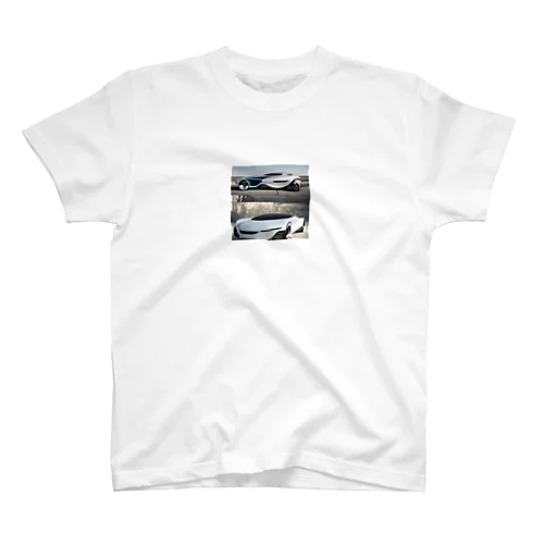 未来カーの写真風グッズ Regular Fit T-Shirt