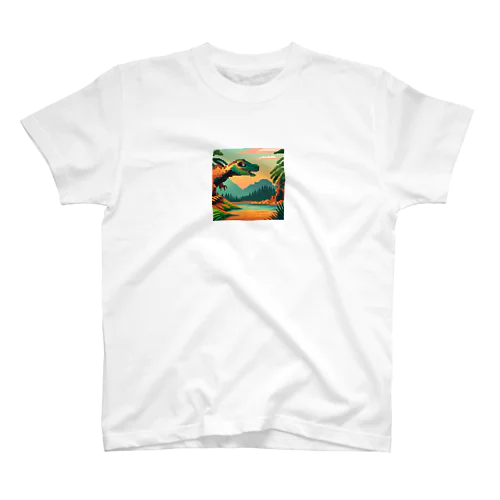 ドット絵ケティオサウルス Regular Fit T-Shirt