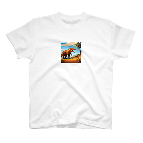 ドット絵カルノタサウルス スタンダードTシャツ