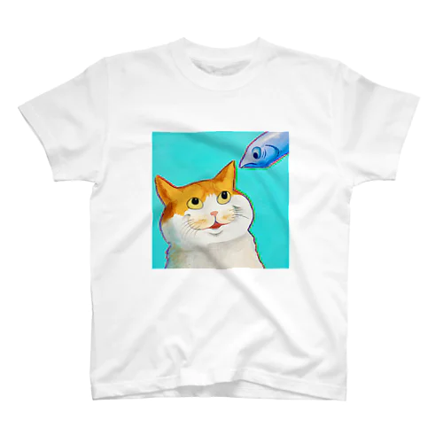 猫のむぎちゃん Regular Fit T-Shirt