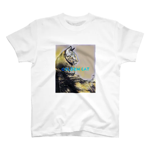 golden cat Regular Fit T-Shirt