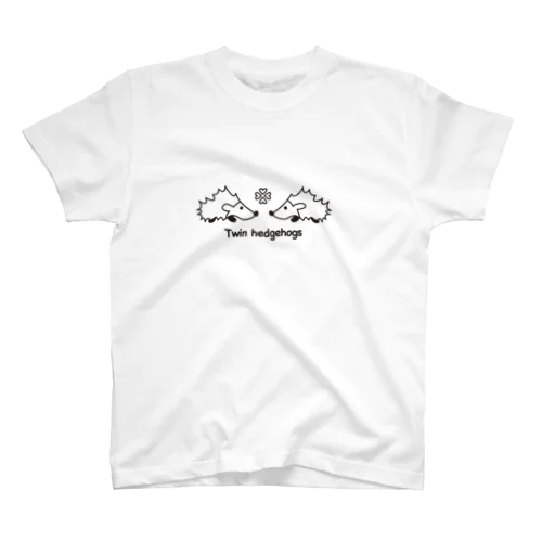 Twin hedgehogs Regular Fit T-Shirt