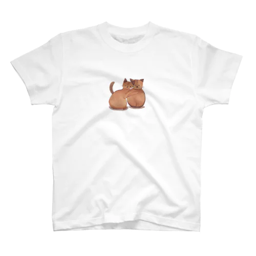 仲良い兄弟猫 Regular Fit T-Shirt