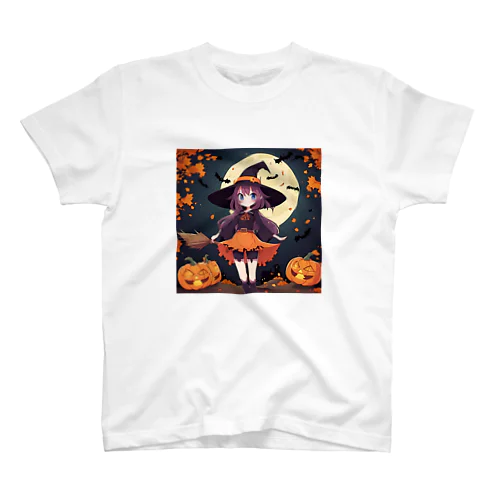 ハロウィン　魔女っ子　リリーちゃん スタンダードTシャツ