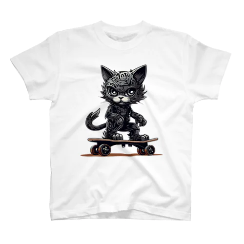 スケボー猫 Regular Fit T-Shirt