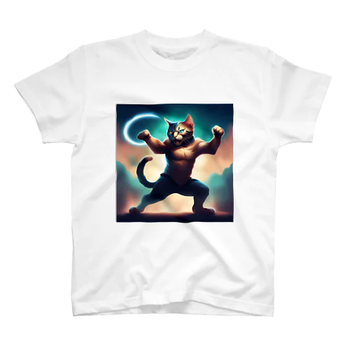 anineko Fighter リアル Regular Fit T-Shirt