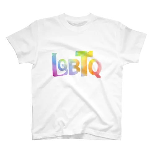 レインボーLGBTQロゴ スタンダードTシャツ