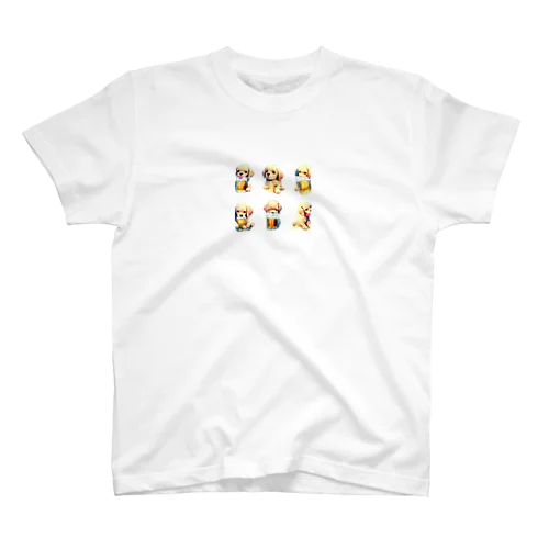 ビール好きの犬 Regular Fit T-Shirt