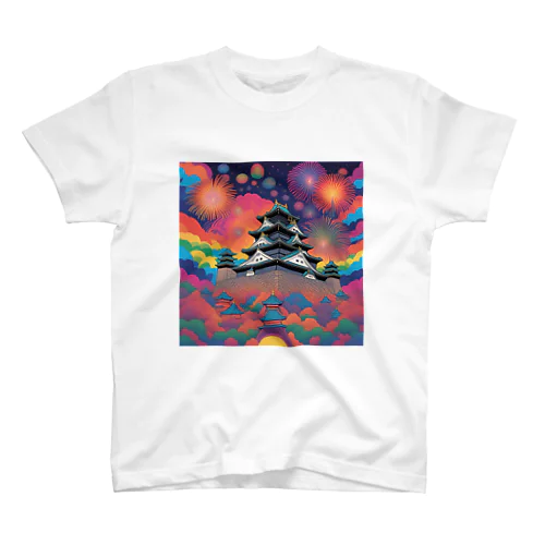 煌めきのNightSky Regular Fit T-Shirt