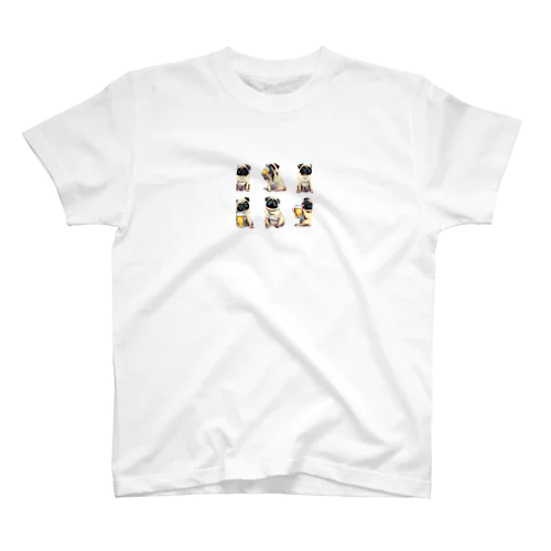 ビール好きの犬 Regular Fit T-Shirt