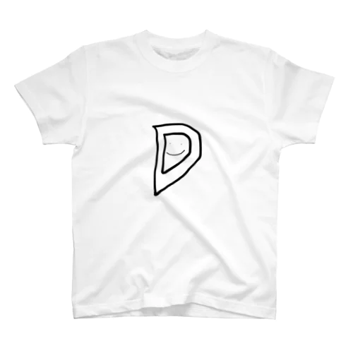 〜ゆるゆる〜　イニシャル『D』 スタンダードTシャツ