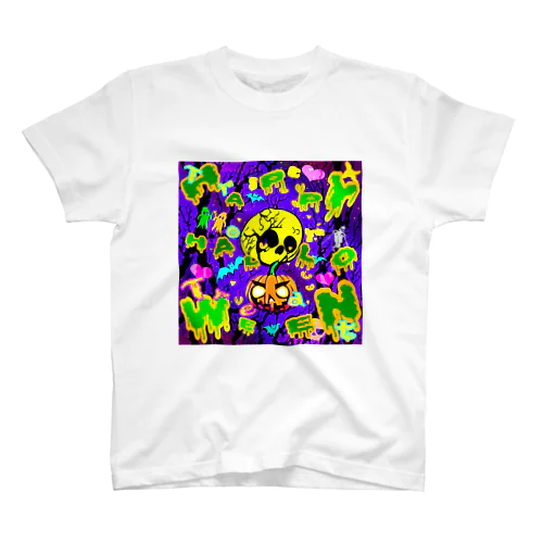 HAPPY HALLOWEEN TRICK OR TREAT Regular Fit T-Shirt