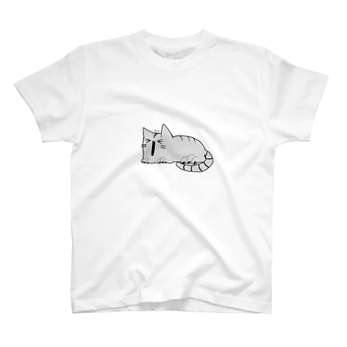 伏せるネコ Regular Fit T-Shirt