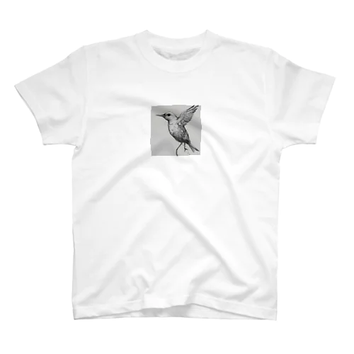 羽ばたく鳥 Regular Fit T-Shirt