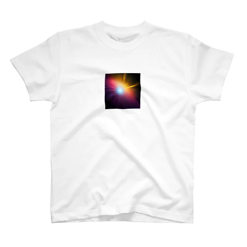 宇宙に漂う青白い光 スタンダードTシャツ