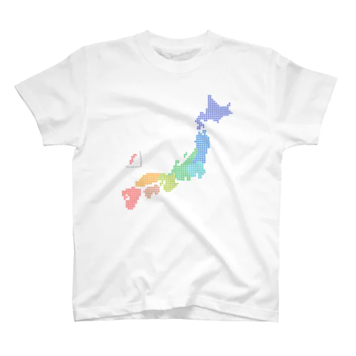 JAPANドット絵カラー Regular Fit T-Shirt