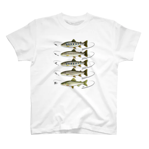 Freshwater fish_1bl スタンダードTシャツ