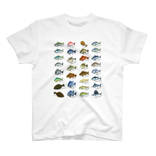 Saltwater fish_1 スタンダードTシャツ