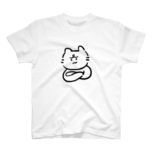 悩むワンニャン スタンダードTシャツ