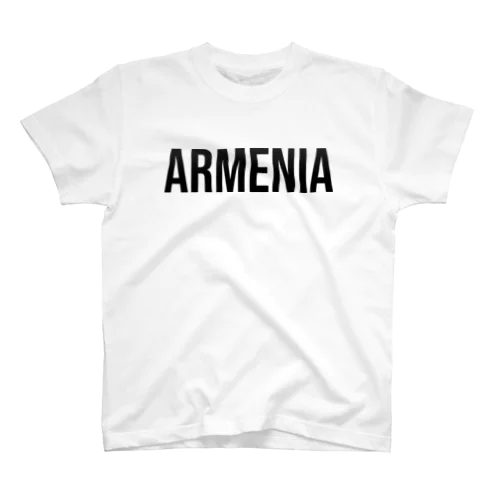 アルメニア ロゴブラック Regular Fit T-Shirt