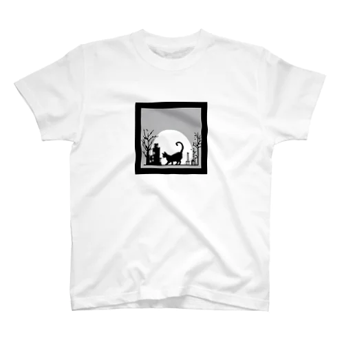 ピクセルアート黒猫 1 Regular Fit T-Shirt