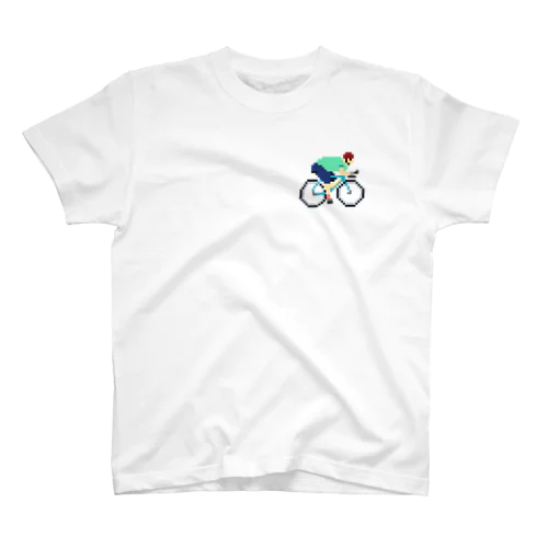 ride!!ワンポイント（ターコイズ） Regular Fit T-Shirt