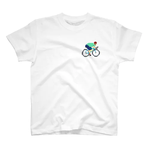 ride!!ワンポイント（ターコイズ） スタンダードTシャツ