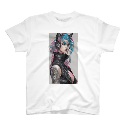 狼少女　cyber punk スタンダードTシャツ