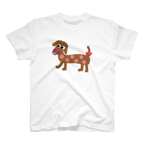 茶色い犬 スタンダードTシャツ