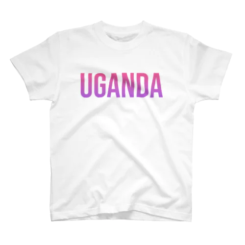 ウガンダ ロゴピンク スタンダードTシャツ