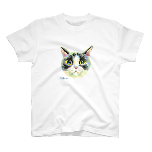 ハチワレねこ スタンダードTシャツ