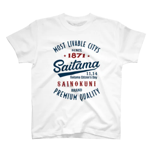Saitama -Vintage- (淡色Tシャツ専用) Regular Fit T-Shirt