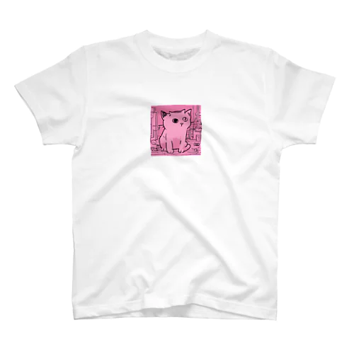 ピンクキャット Regular Fit T-Shirt