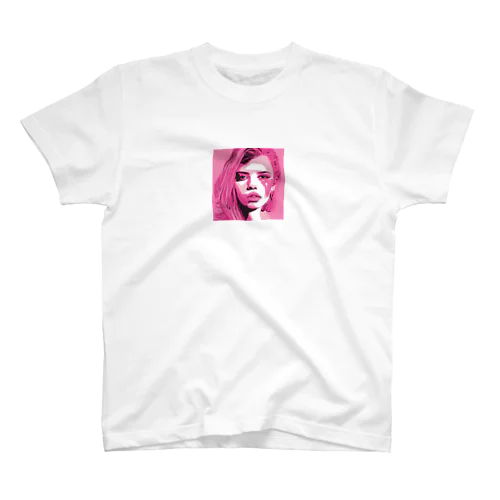 pink girl Regular Fit T-Shirt
