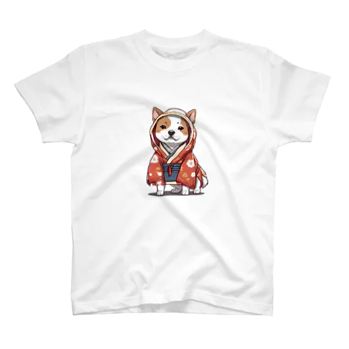 和装わんちゃん Regular Fit T-Shirt